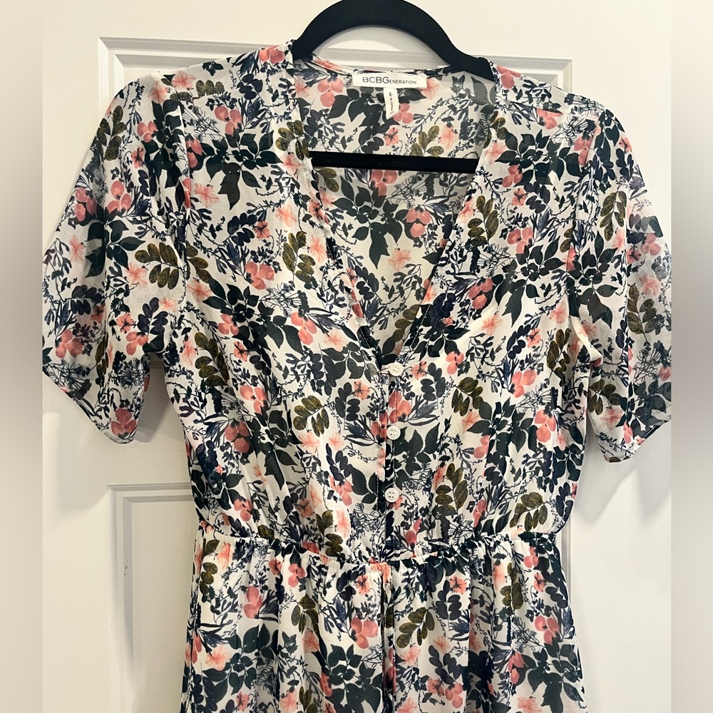 BCBGeneration Multicolor Floral Dress